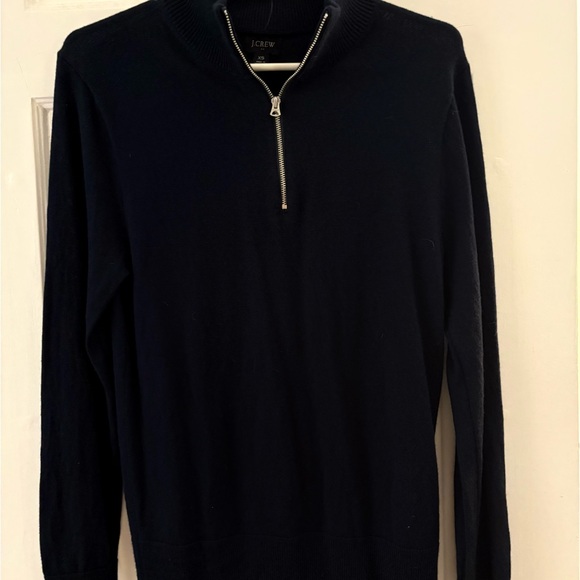 J. Crew Other - J. Crew Men's Navy Blue Half-Zip Sweater